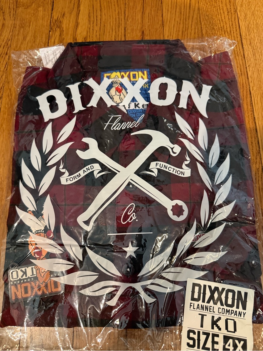 DIXXON TKO Red & Black Plaid Flannel